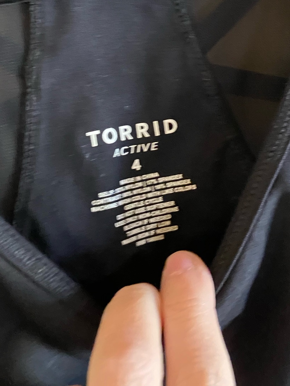 Women’s TORRID Active Black Sports Bra 4 - Picture 3 of 3